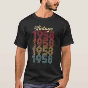  1958, gemaakt in 1958 64e verjaardag van de cadea t-shirt