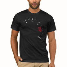 1958 T-shirt de conception de tachymètre de 356