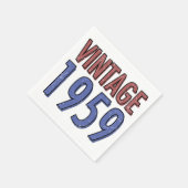  1959 60e verjaardag servet (Hoek)