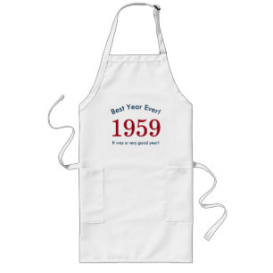 1959 ♥ Best Verjaardag Ever! 60e Verjaardag Cadeau Lang Schort