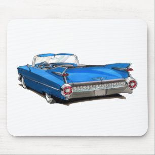 1959 Cadillac Blue Car Muismat