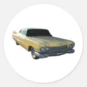1959 Cadillac Cream Ronde Sticker