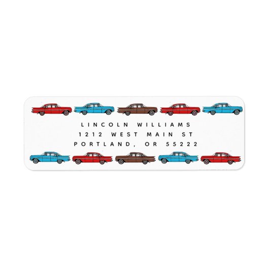 1959 Chevy Impala klassieke auto's Etiket (Voorkant)