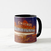 1959 Chicago Theatere Foto op Coffee-Mok Mok (Voorkant rechts)