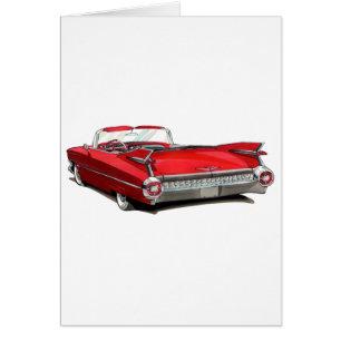 1959 de Rode Auto van Cadillac