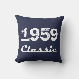1959 Klassieke 60e Verjaardagsviering Kussen