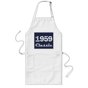 1959 Klassieke 60e verjaardagsviering Lang Schort
