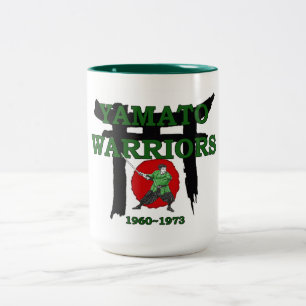 1960-1973 Yamato High School Japan Tweekleurige Koffiemok