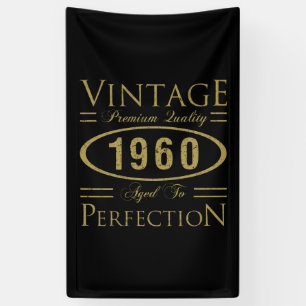  1960 - 60e verjaardag - Premium - kwaliteit Spandoek