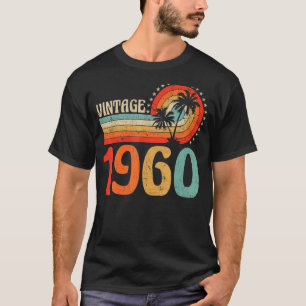 1960 63e verjaardag jongens meisjes 63 jaar oud t-shirt