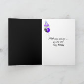 1960 Birthday Fun Facts Kaart (Binnen)