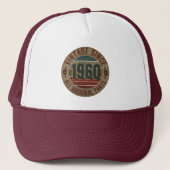 1960 BIRTHDAY GIFT TRUCKER HAT TRUCKER PET (Voorkant)