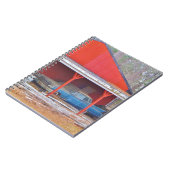 1960 BLUE SADAND DEVILLE Antiek auto Notitieboek (Linkerzijde)