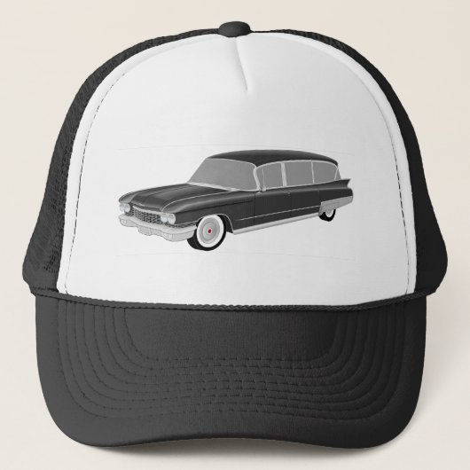 1960 Cadillac Hearse Trucker Pet (Voorkant)
