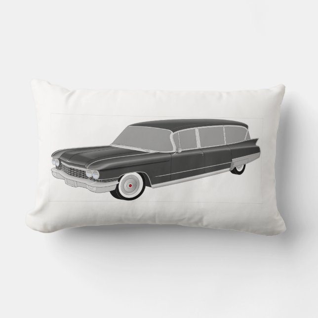 1960 Cadillac Superior Hearse Pillow Kussen (Voorkant)