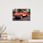 1960 Chevrolet Corvette Print (Keuken)