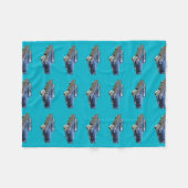 1960 Classic Luxury Car Fleece Deken (Voorkant (Horizontaal))