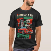 1960 Corvette Classic T-shirt (Voorkant)