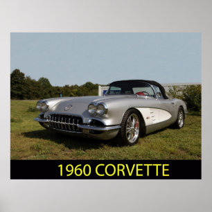 1960 corvette poster