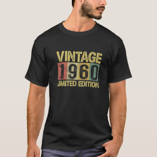 1960 dag 62 jaar oud Funny 62nd Birthday T-shirt