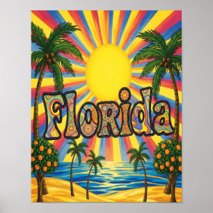 1960 Florida Poster