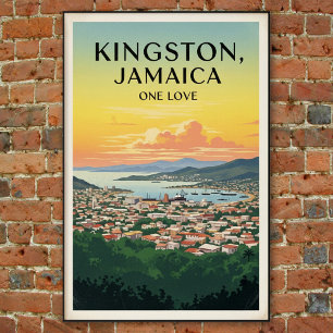 1960 Jamaica Travel Poster