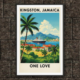 1960  Jamaica Travel Poster