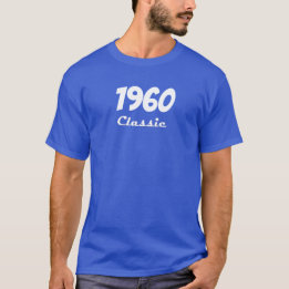 1960 Klassieke 60e verjaardagsviering T-shirt