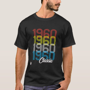 1960 klassieke verjaardag of Jubileum T-shirt