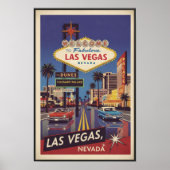 1960 Las Vegas Travel Poster (Voorkant)