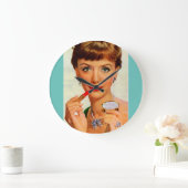 1960-lipstick dame grote klok (Huis)