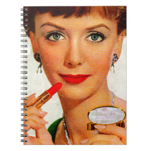1960-lipstick dame notitieboek
