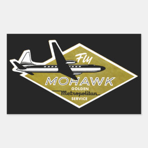 1960 Mohawk Airlines II Rechthoekige Sticker