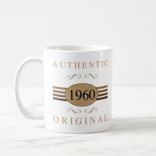 1960 Originele 60ste verjaardag Koffiemok (Links)