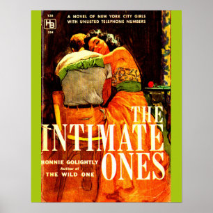 1960 pulp roman cover The Intimate One print