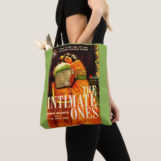 1960 pulp roman cover The Intimate One print Tote Bag (Dichtbij)