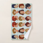 1960 s hairstyles grid (Serviette à main)