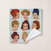 1960 s hairstyles grid (Gant de toilette)