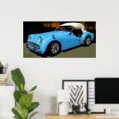 1960 TRIUMPH TR3-POSTER POSTER (Thuiskantoor)