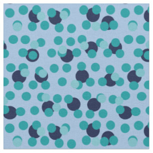 1960s-70s Pop Geometrische Mid-Century Turkoois Be Stof