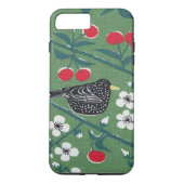 1960s Bird Cherry Barkcloth Phone Case (Achterkant)
