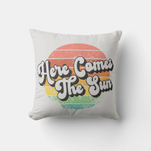 1960S HERE COMES THE SUN ANTIEKE KUSSENHOESEN KUSSEN