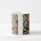 1960s Horror Vacui Psychedelic Artwork Koffiemok (Center)