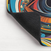 1960s Horror Vacui Psychedelic Artwork Muismat (Hoek)