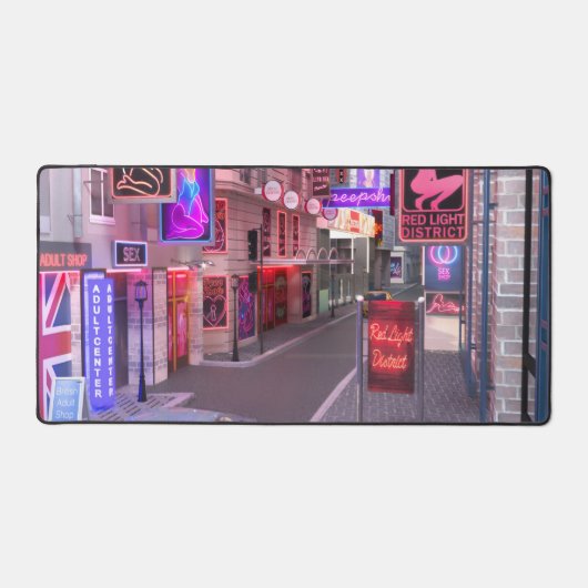 1960s Londen Soho Kaart Bureaumat (Voorkant)