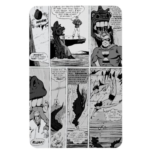 1960's Nemesis Funny Strip Magnet Magneet (Verticaal)