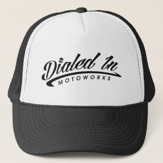 1960s stijl motorfiets ontwerp trucker pet