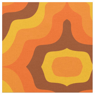 1960s Style Pattern Fabric uit de jaren '70 Stof