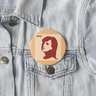 1960s Vrouw Button