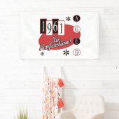 1961 60e verjaardag van de Mid Century Modern Spandoek (Insitu)